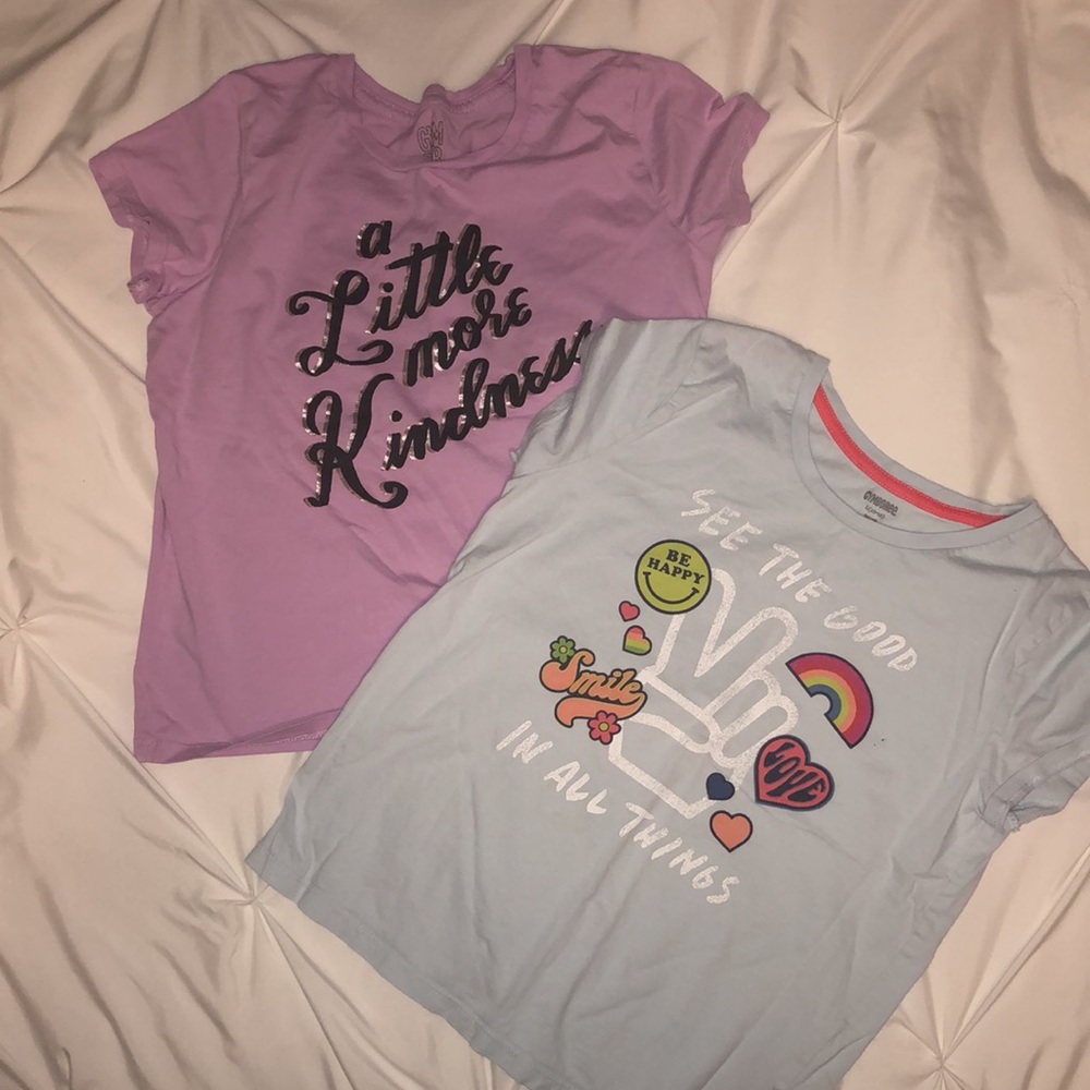 Set of 2 Gymboree t-shirts, size 10-12